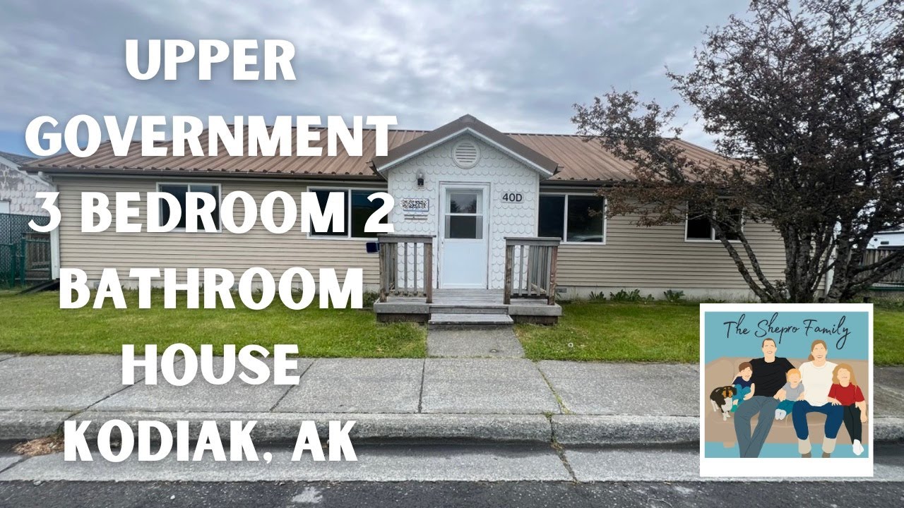 Kodiak, Alaska Upper Government 3 Bedroom, 2 Bathroom Coast Guard Housing Video Tour