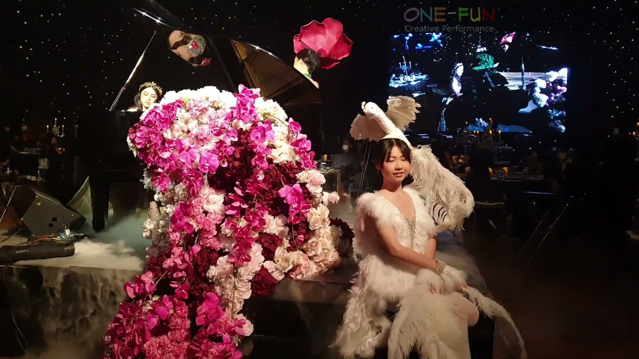 One Fun Creative with Eileen playing "Beauty & the Beast - Belle" Piano Solo at her Birthday Party