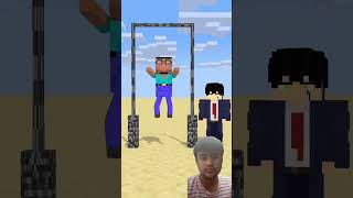 HELP Herobrine To Pull Up With Heavier And Heavier Bedrock #friendship #shorts #trending #anime