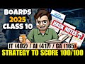 IT (Information Technology) / CA / AI Master Plan to score 100/100🔥 || class10th || Boards 2025