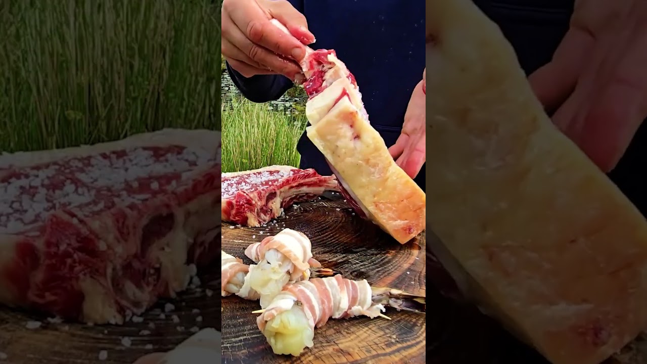 This Surf & Turf is Cooked on ROCKS?! 🔥🥩🍤