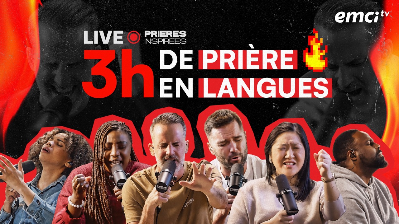 SAVE THE DATE - Live Prières inspirées 3h de prière en langues
