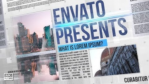 Newspaper (After Effects Template)
