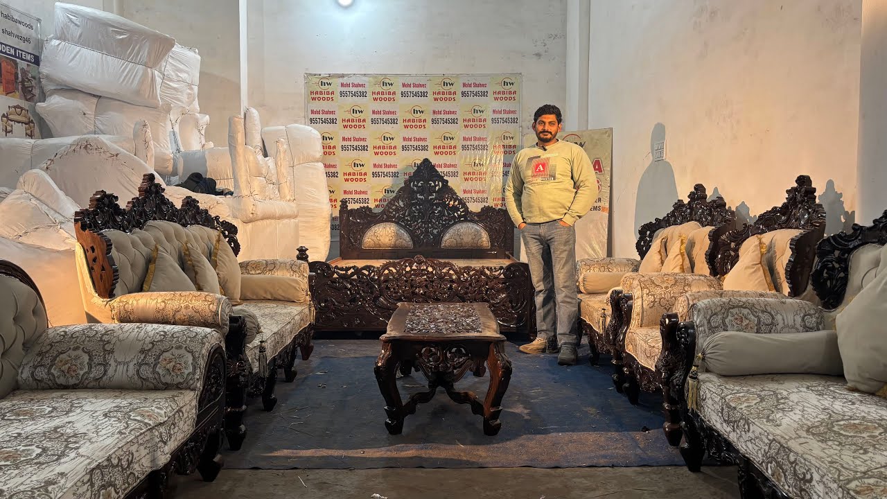 Saharanpur Furniture Market 2026: Maharaja Sofa & Teak Wood Dining Sets | Wholesale Prices