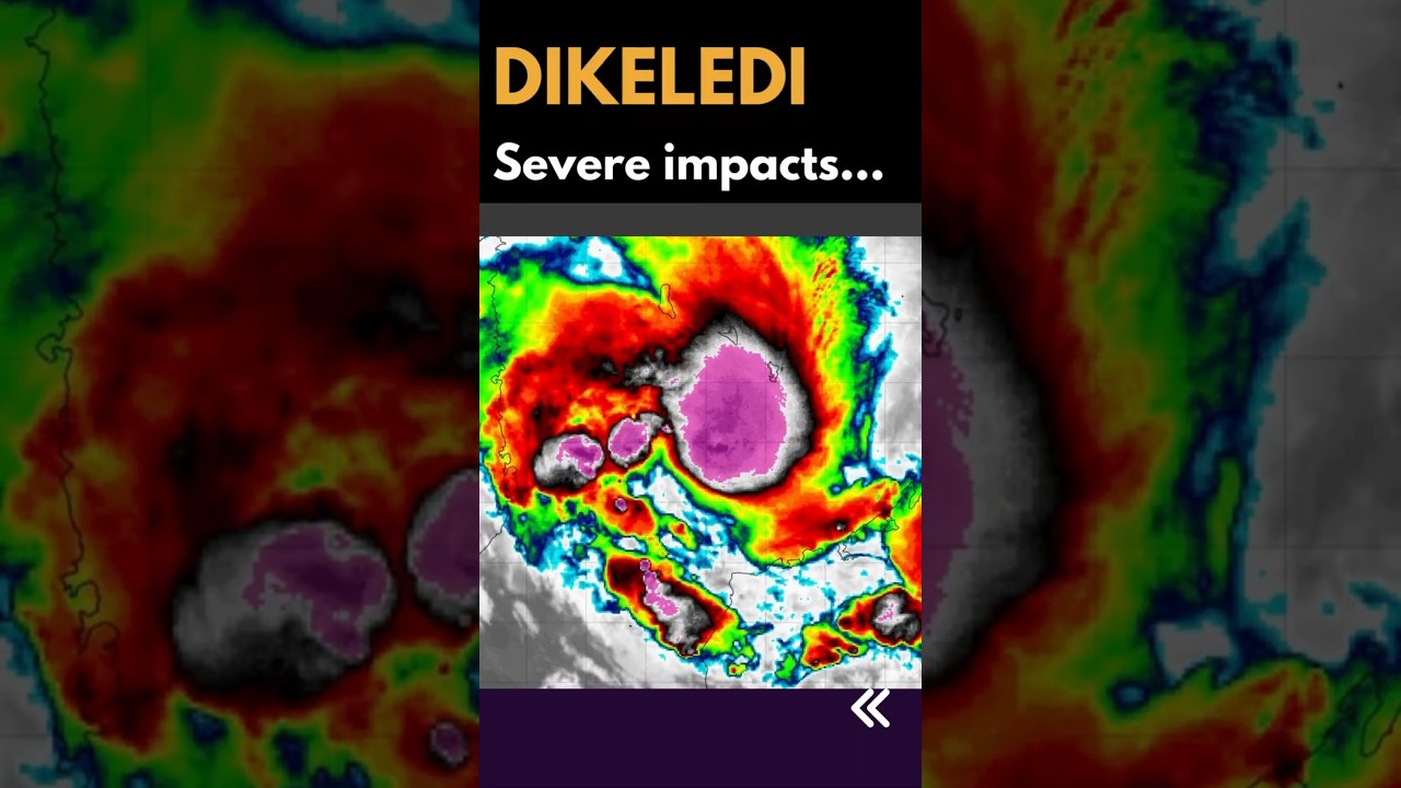 Dangerous Cyclone Dikeledi, Flood Threat… #weather #mauritius #tropical #cyclone #news