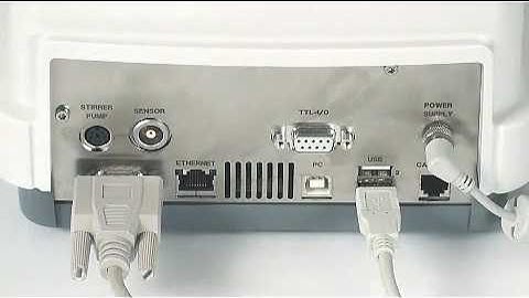 9. Connecting the Balance - Karl Fischer Volumetric Titrator Tutorial