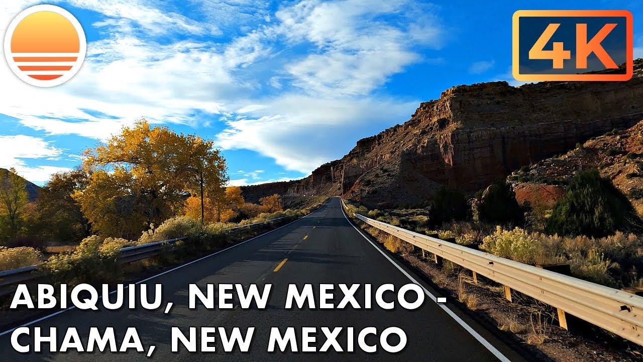 Abiquiu, New Mexico  to Chama, New Mexico!  Join me for a sunset drive!