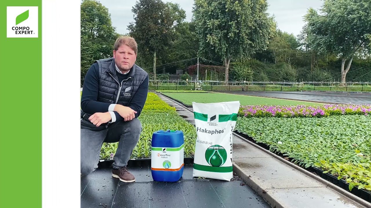Flssigdngung im Gartenbau mit NovaTec 18 Fluid und Hakaphos Basis