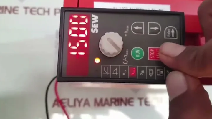 SEW EURODRIVE MOVITRAC MC07B0005-5A3-4-00 FREQUENCY INVERTER - Testing