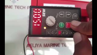 SEW EURODRIVE MOVITRAC MC07B0005-5A3-4-00 FREQUENCY INVERTER - Testing