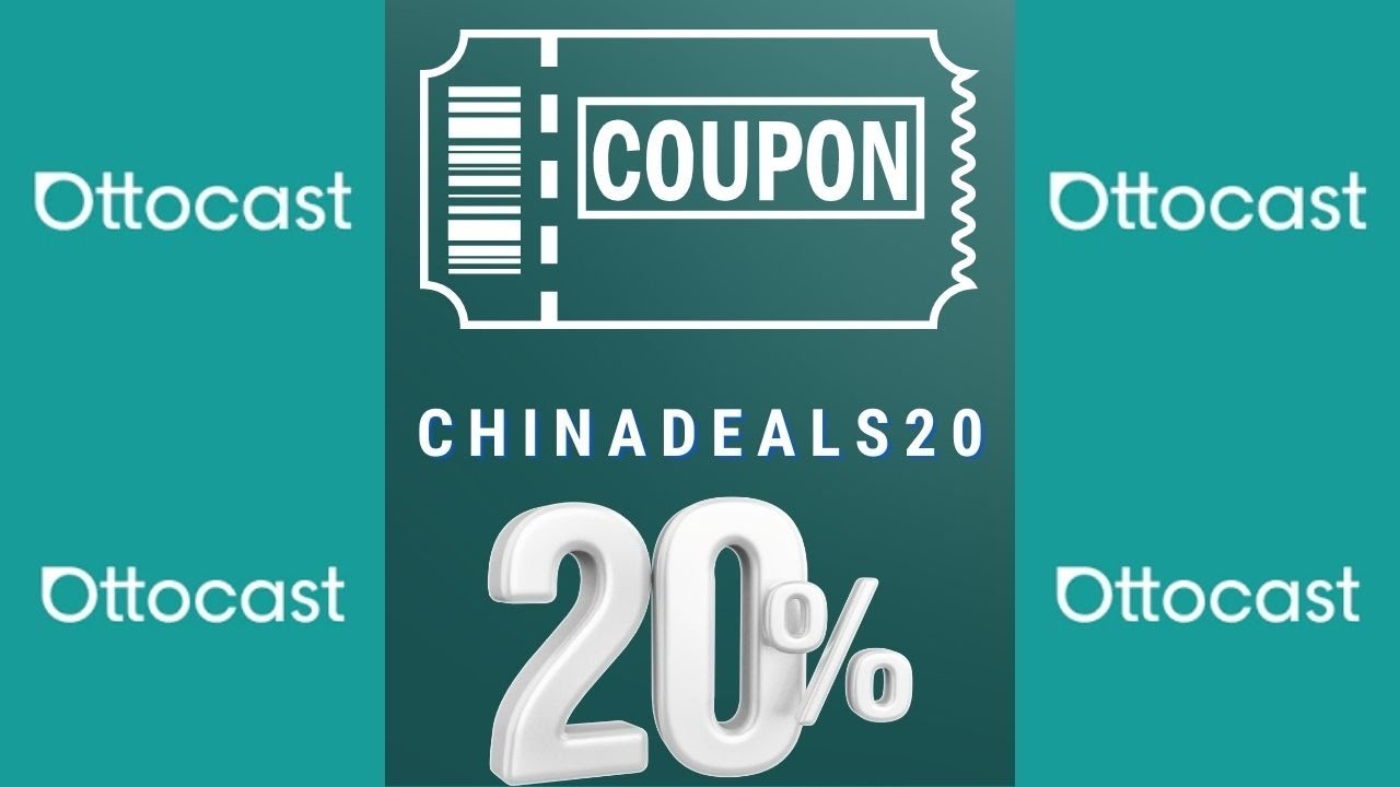 OTTOCAST  - CODICE SCONTO 20% DISCOUNT CODE 20% 👉 CHINADEALS20