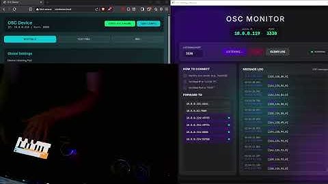 OSC monitor/forwarder to ESP32