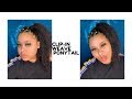 How to high ponytail using clip in extensions  youlovesonataaa