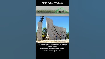 Watch how #GFRP #rebar SFT-Bar® outperforms #steel rebar in strength and #durability.