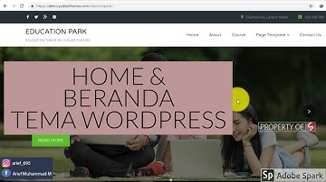 Cara Desain Halaman Home dan Beranda Tema Wordpress