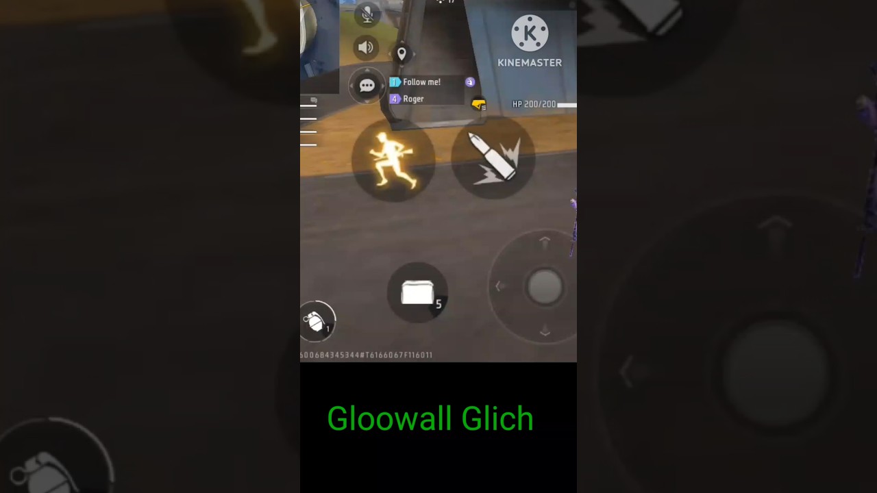 Gloowall glich in free fire 😱🙀💀