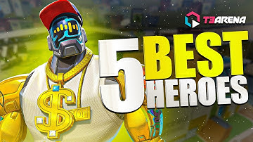 TOP 5 BEST HEROES IN T3 ARENA