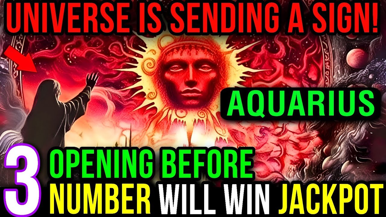 Водолей: 3 счастливых числа, которые сделают вас богатым в 2025 году! ✨🎟 (Обязательно к просмотру!)