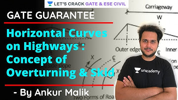 Horizontal Curves on Highways: Concept of Overturning and Skid | GATE Guarantee | GATE/ESE 2021 Exam