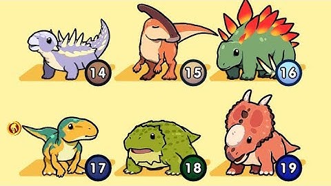 Merge Dinosaurs | Gameplay Walkthrough Unlocked All Dinosaurs | Part 2(Android)