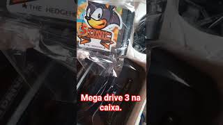 Mega drive 3 na caixa. #megadrive #megadrivebrasil