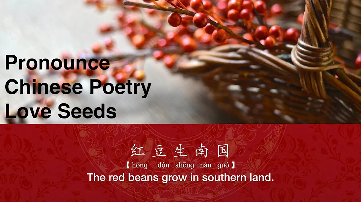 How to Pronounce a Chinese Poem Love Seeds Red Beans | 唐诗 相思 红豆 王维 Read a Chinese Poem with Pinyin - DayDayNews