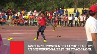 Javelin Thrower Neeraj Chopra Puts Up His Personal Best