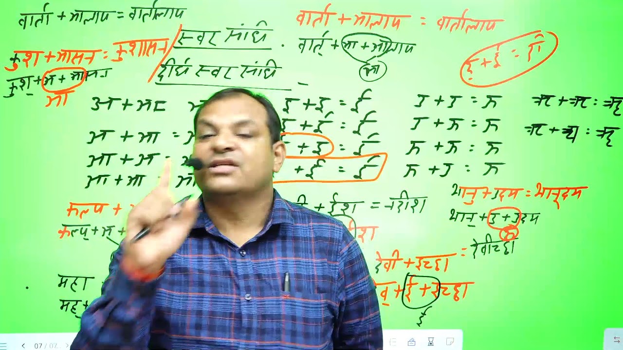 संधि Part-02 समान्‍य हिंदी 01-08-2025