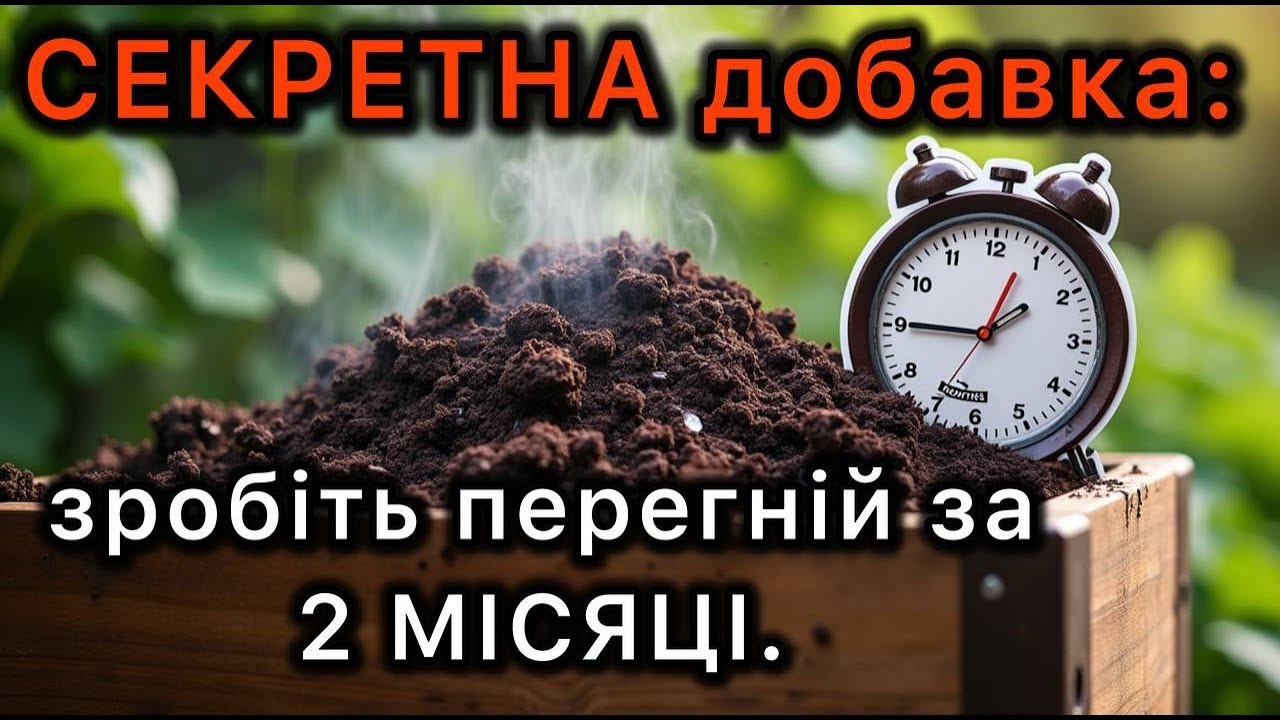 СЕКРЕТНА добавка: зробіть перегній за 2 МІСЯЦІ, а не за два роки! НІХТО вам цього не скаже!