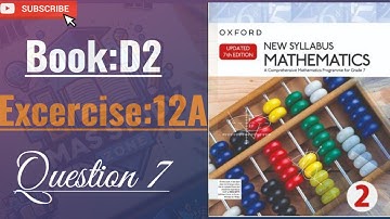 Solving Volume and Surface Area Problems: Exercise 12A, Question 7 -Book D3 #area#volume#surfacearea
