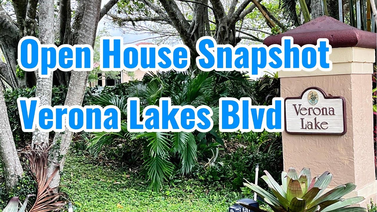 OPEN HOUSE Stunning 2-Story Pool Home Tour in Verona Lake, Weston FL Homes For Sale