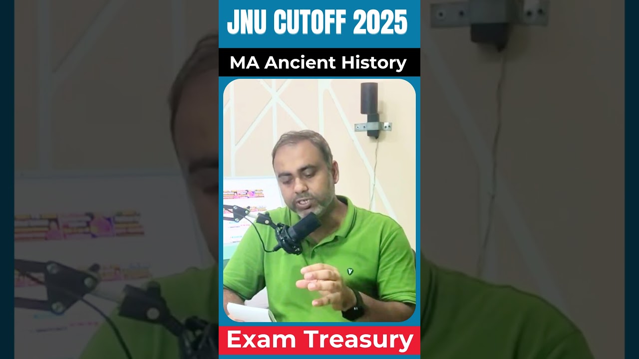 JNU Official Cutoff 2025  MA Ancient History 