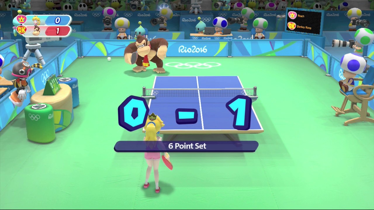 Mario and Sonic At The Rio 2016 Olympic Games ~ Table Tennis