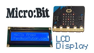 Micro:bit LCD Display with microbit makecode and javascript