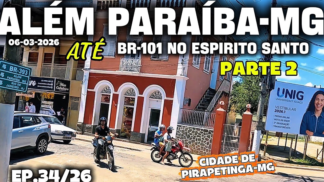 ALÉM PARAÍBA-MG ATÉ A BR-101 EM MIMOSO DO SUL-ES, PARTE 2 #riodejaneiro #minasgerais #espiritosanto 