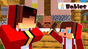 Maizen : Having a hard time with the Maizen baby - Minecraft Animation [Maizen Mikey and JJ]