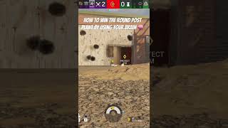 How to win the round post plant by using your brain 🧠 #gaming #highlights #r6siege