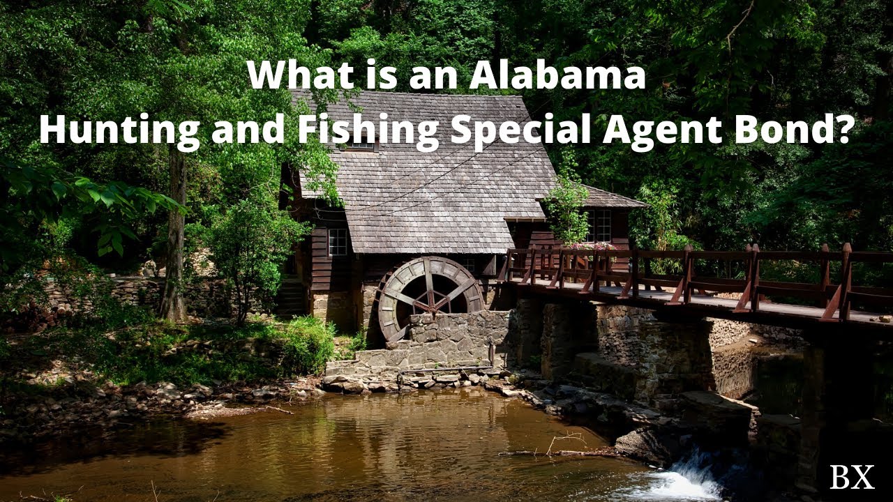 What is an Alabama Hunting and Fishing Special Agent Bond? YouTube