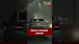 Delhi Smog Thickens Aqi Near Akshardham Recorded At 282 Says Cpcb