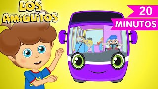 🚗 Las Ruedas del Autobús 🚗 | Canción Colección | Los Amiguitos Canciones Infantiles