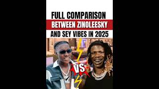 Zinoleesky VS SEYI Vibz full comparison in 2025 #musicindustry #nigerianentertainmentindustry