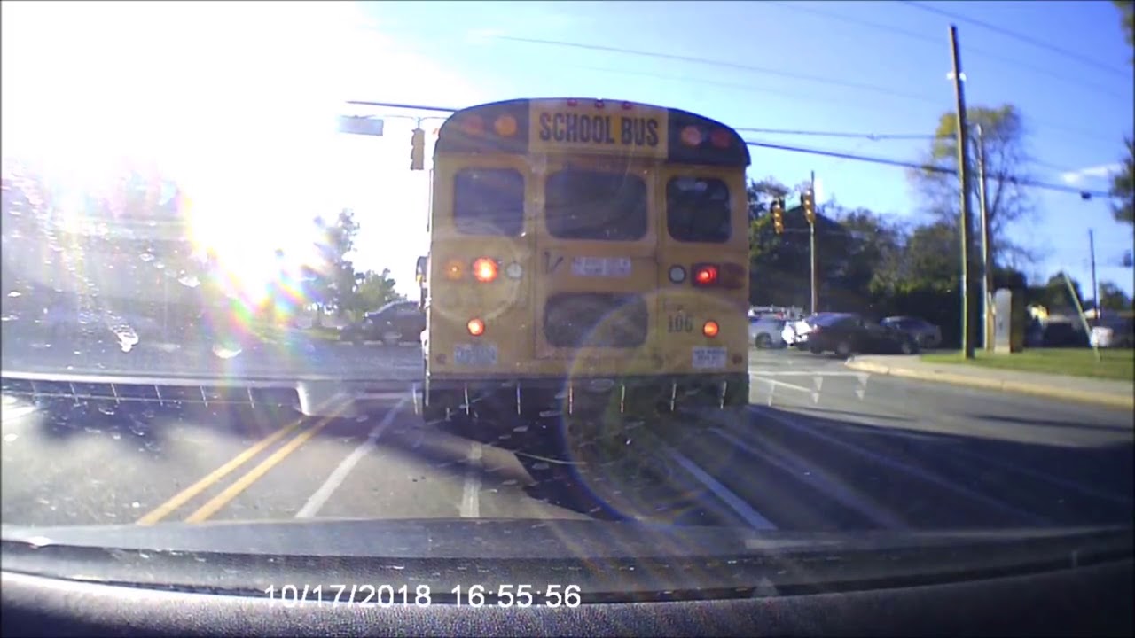 Guilford County School Bus Caught on Video Blowing Through Red Light ...