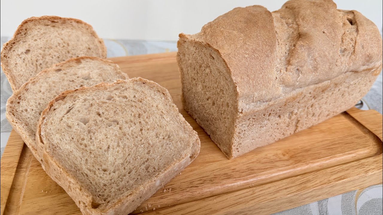 🔴Tam buğda Unu ilə Evdə ASAN üsulla Sağlıqlı ÇÖRƏK resepti