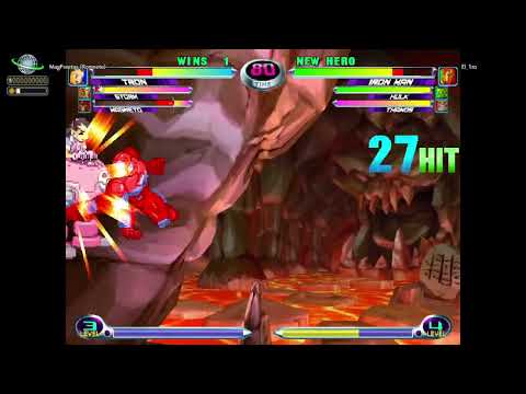 MvC2: Cefi Champ - Iron Man Infinite to Proton Gamma Powa THC 93 hit 100%+ Combo .:3.10.26:.