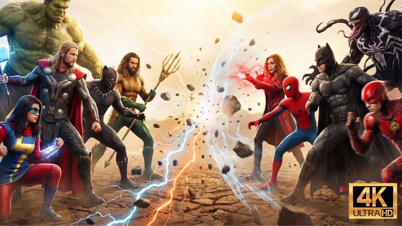 EPIC AI Superhero Battle | Ultra Realistic Cinematic Showdown in 8K | AI Generated