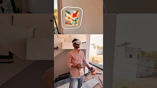 POV: Using the Quest 3 to bring digital precision to my wall art.Stay tuned for Part 2.#artist #meta