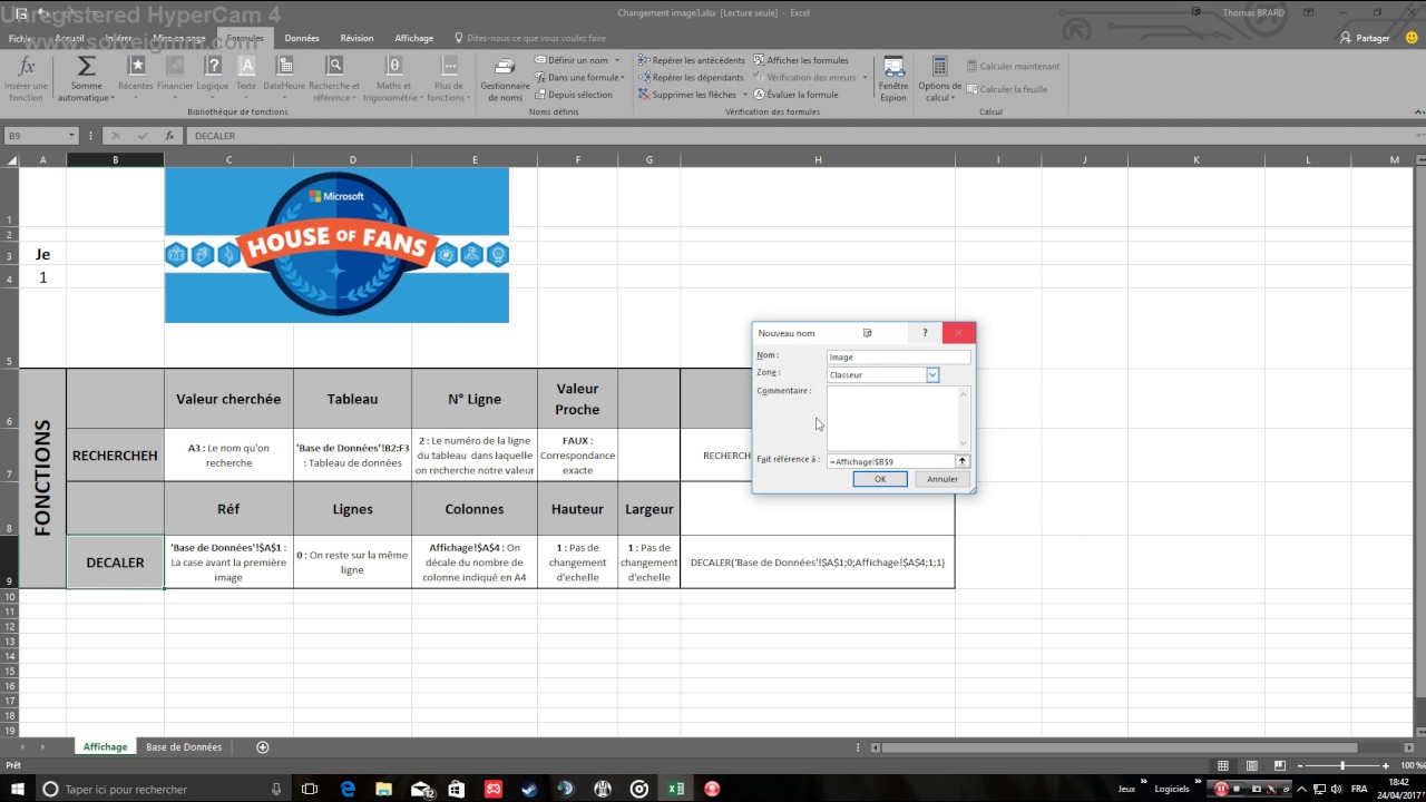 [EXCEL] Comment modifier une image selon la valeur d'une case YouTube