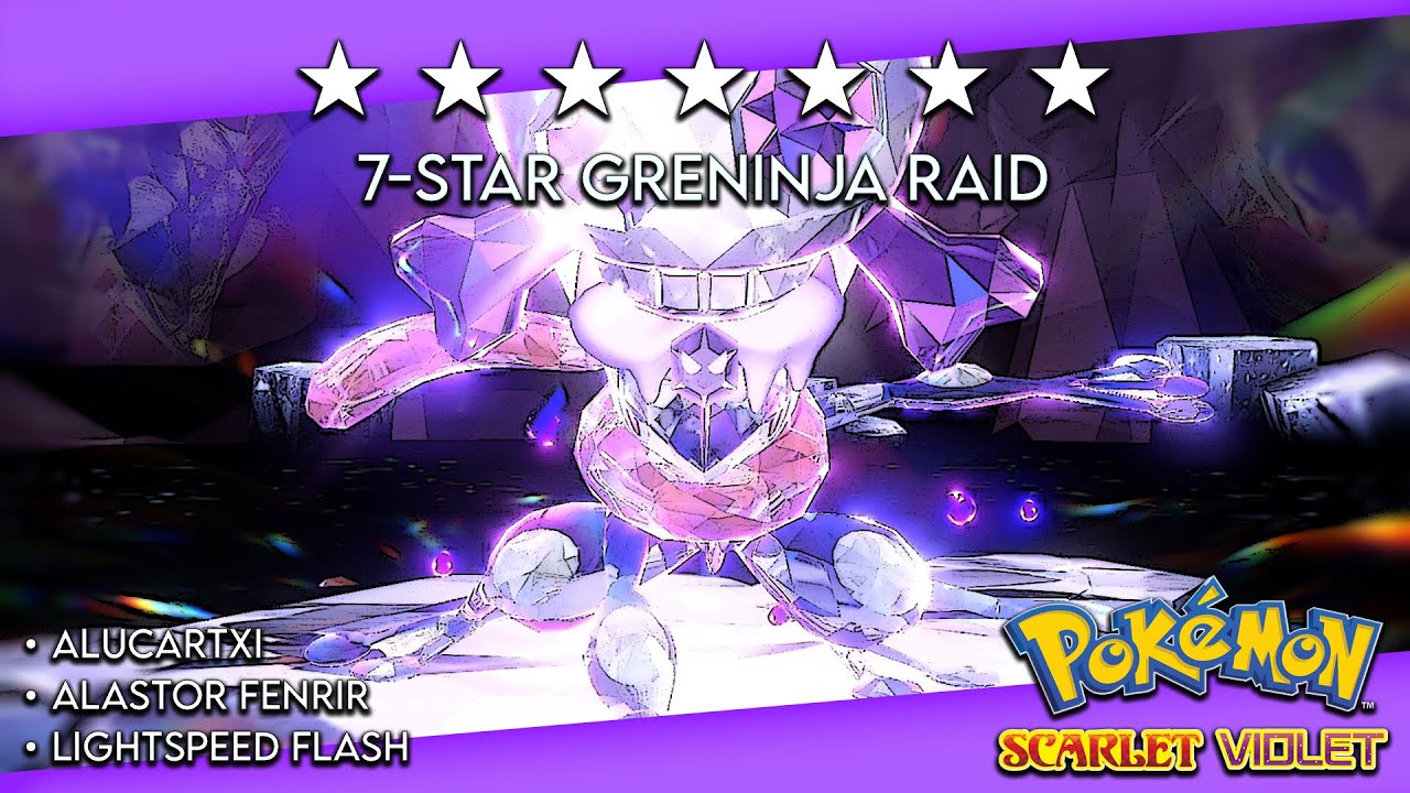 7-Star Greninja Tera Raid Event. (Pokemon Scarlet/Violet)