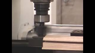 Biesse CNC machining a Mullion for Doors and WIndows