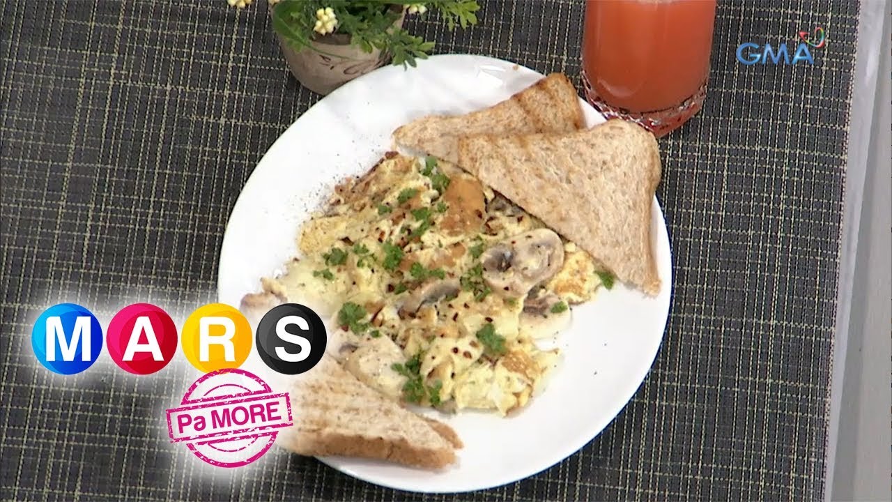 Mars Pa More: JP Villarama cooks truffle mushroom omelette | Mars Masarap